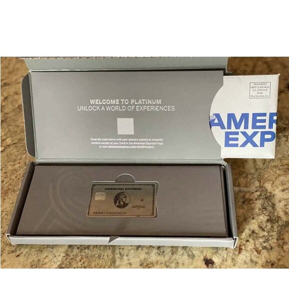 American Express Platinum PERSONAL CARD Amex Metal card centurion collectibl LTD - Picture 9 of 15